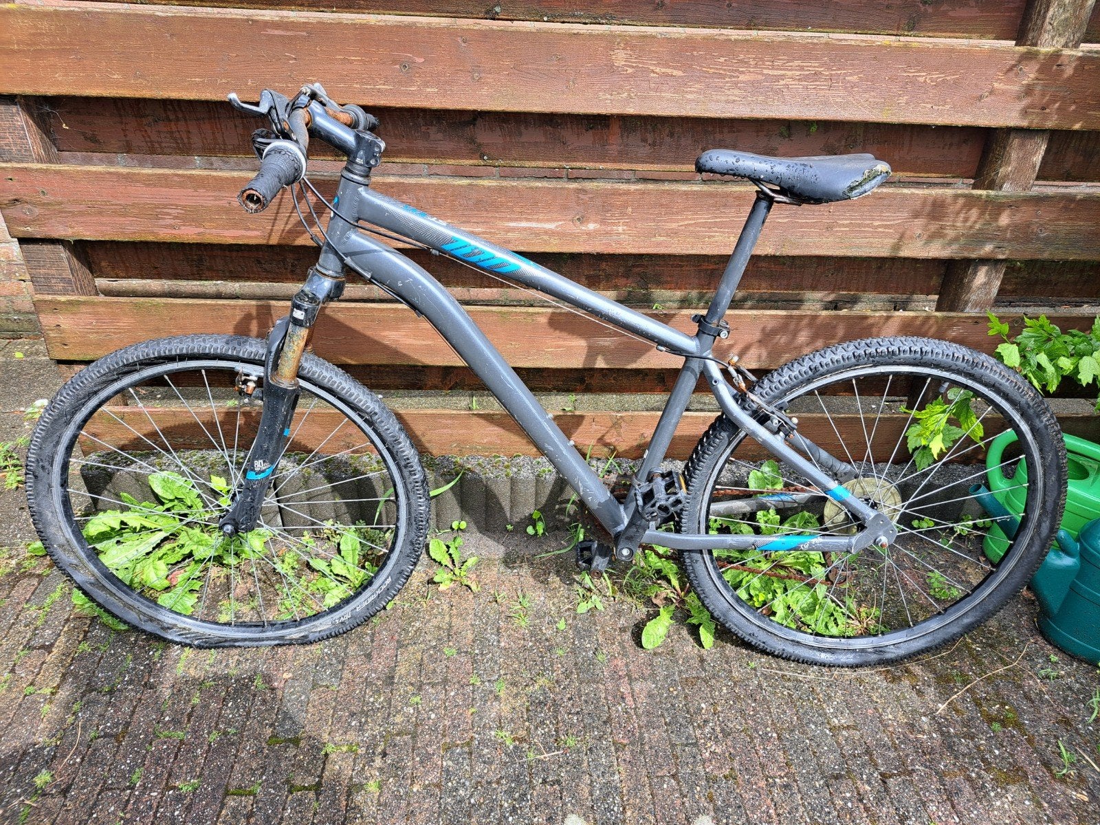 Rockrider Mountainbike ST100 sloopfiets onderdelen oud ijzer, Fietsen en Brommers, Fietsen | Mountainbikes en ATB, Overige merken