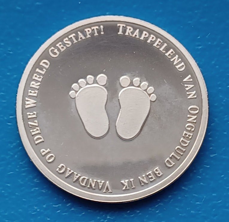 Geboortepenning 2002-2023, Verzenden, Overige materialen, Nederland