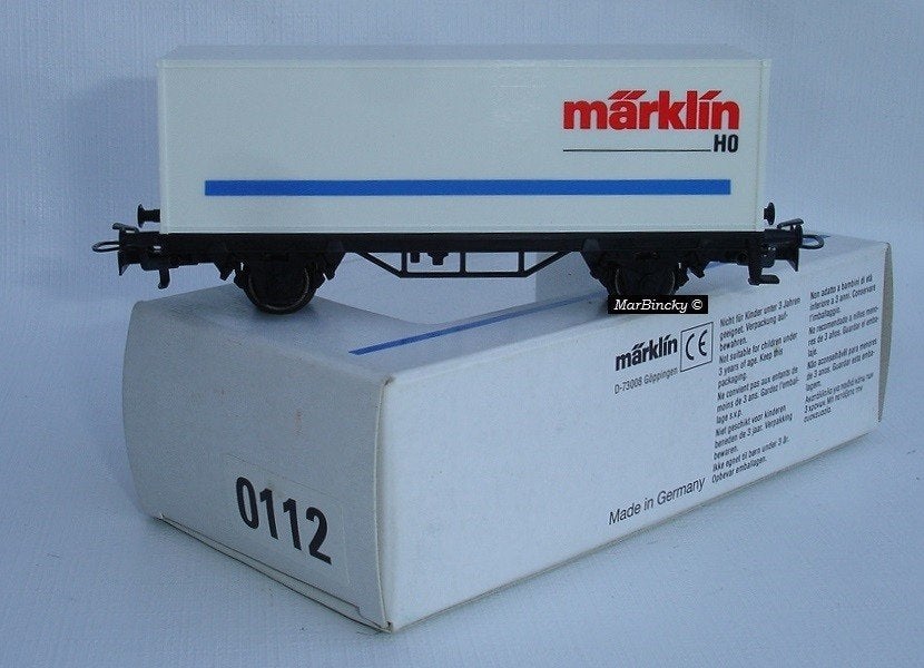 Märklin 4481 Märklin - uit KIBRI Set 0112 - Containerwagen !, Wisselstroom, Ophalen of Verzenden, Märklin, Nieuw