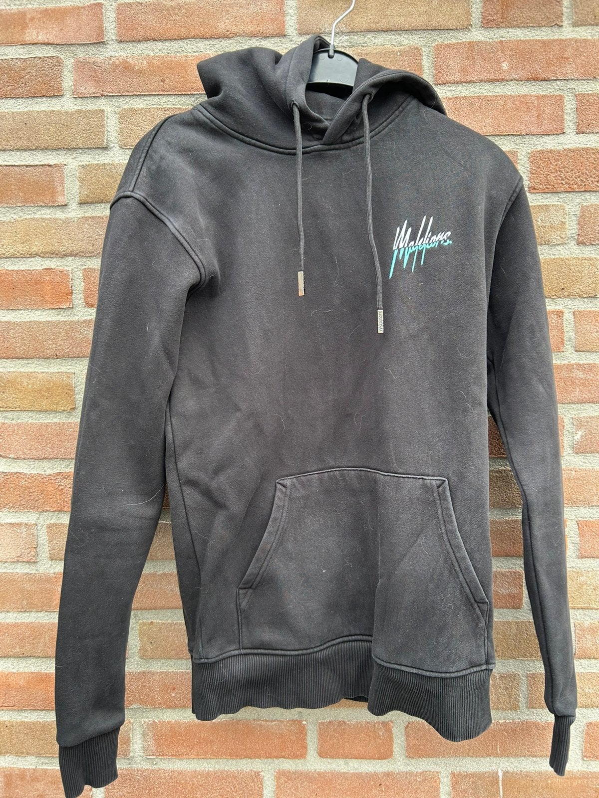 Zwarte malelions hoodie Maat S jongens, Ophalen of Verzenden, Gedragen, Maat 46 (S) of kleiner, Zwart