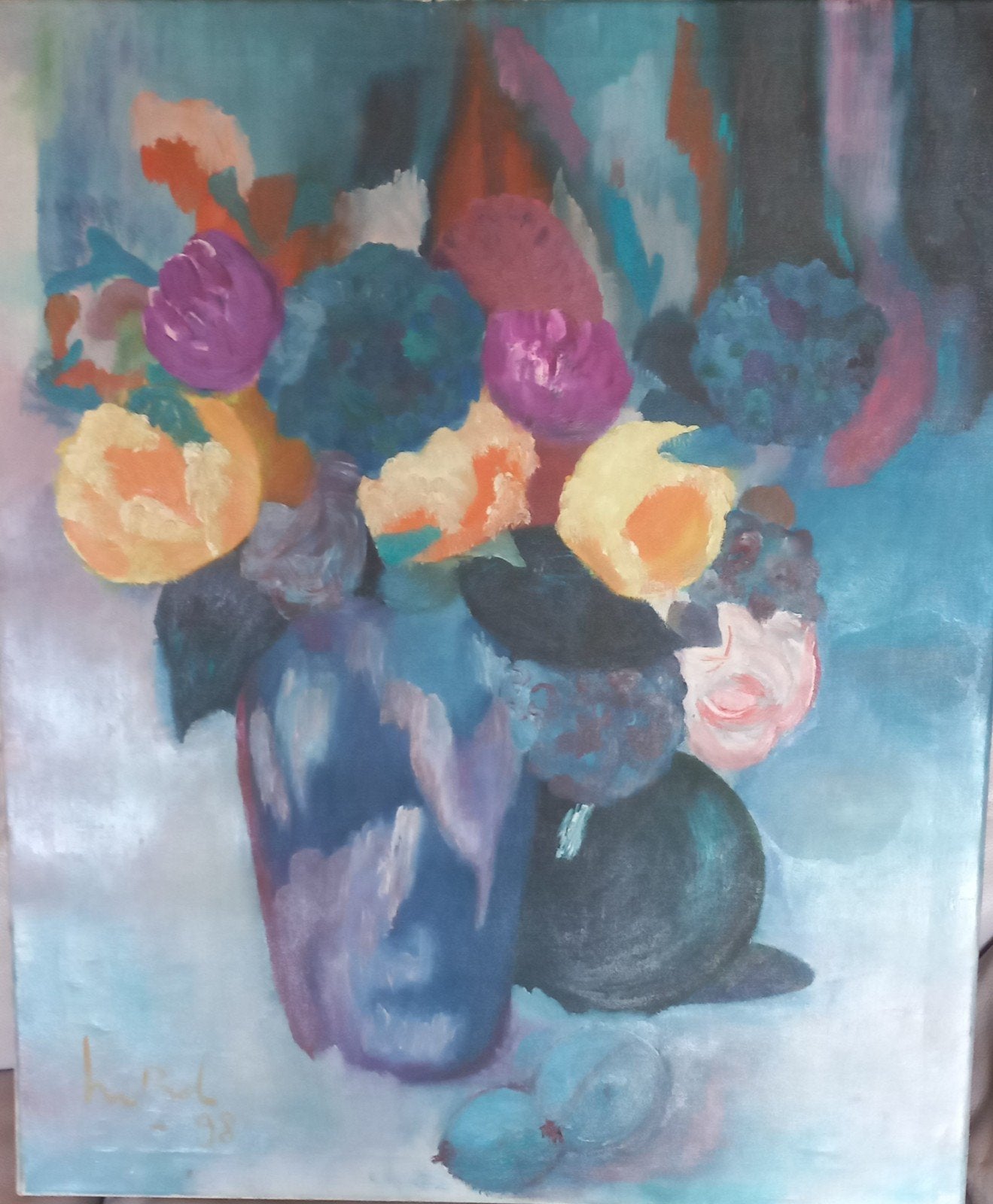Bloemen - Kees Bol ( Oegstgeest 1916 -Waalwijk 2009 ), Ophalen of Verzenden