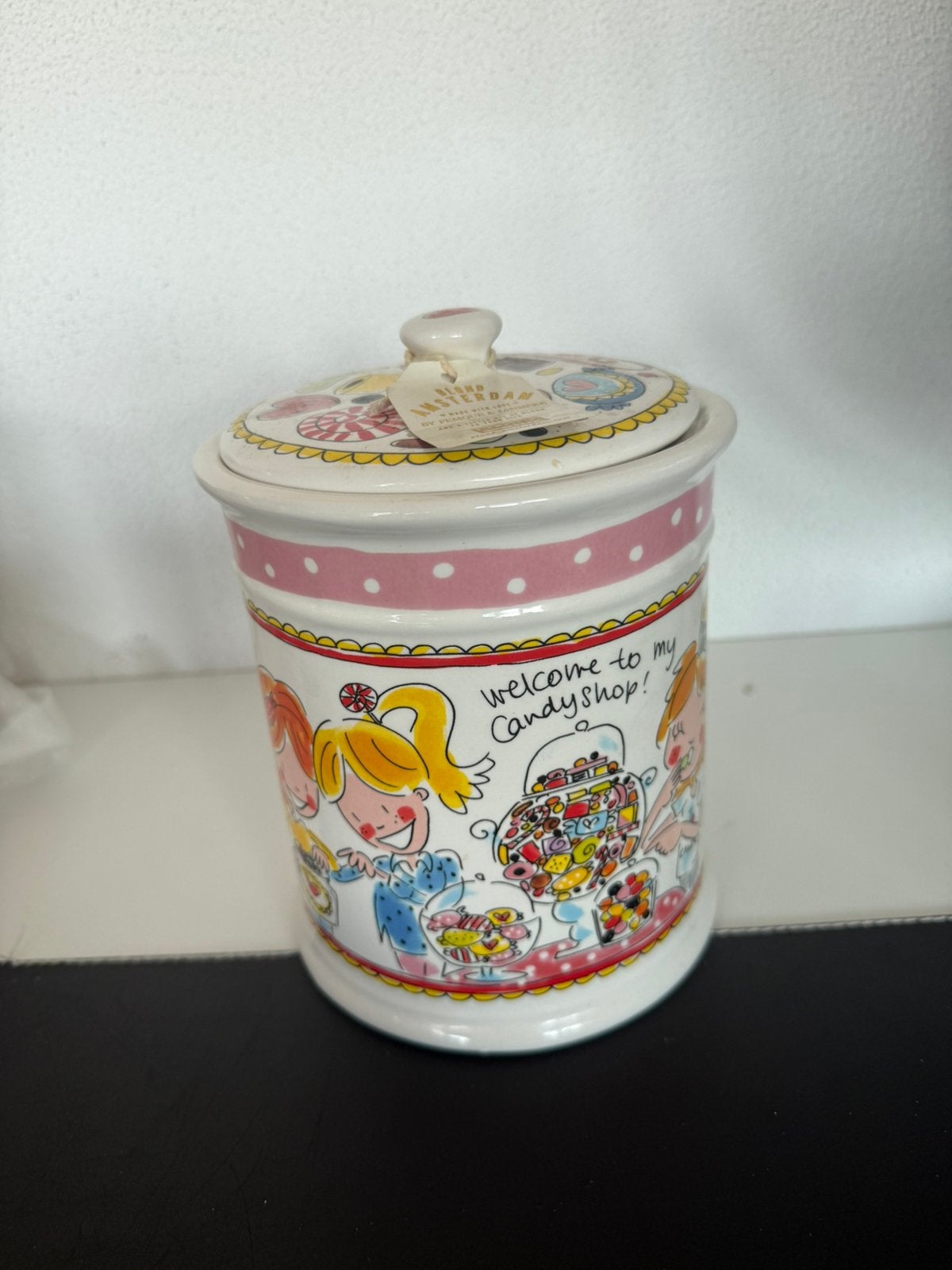 Snoeppot blond Amsterdam, Ophalen of Verzenden, Zo goed als nieuw, Aardewerk, Blond Amsterdam