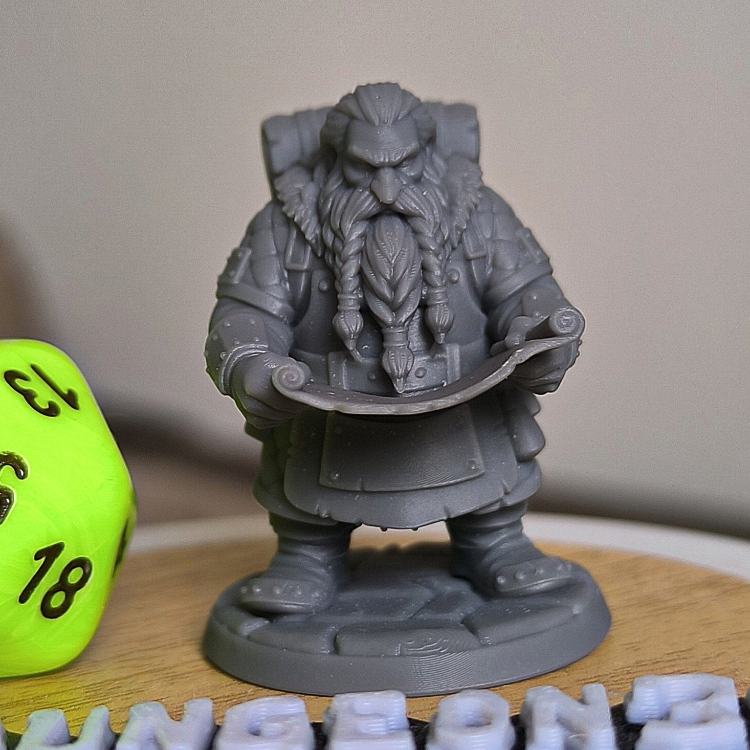 Dwarf Explorer Miniature D&D HQ dungeon's and dragons, Ophalen of Verzenden, Nieuw, Overige soorten