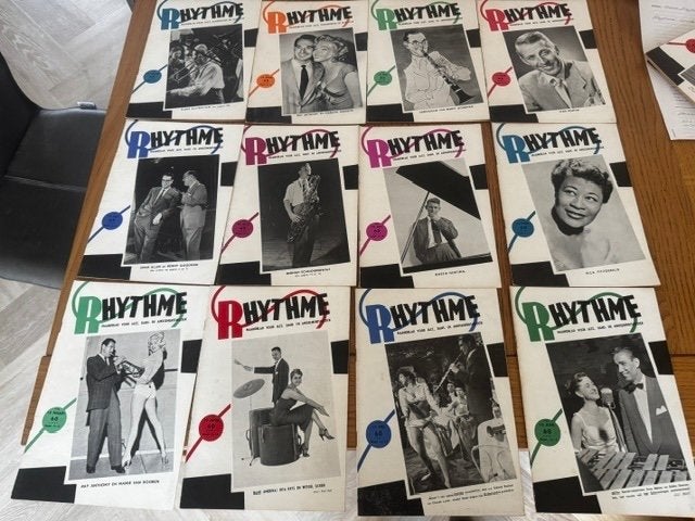 Rhythme Jazz Tijdschrift 1952-1961  totaal 99 stuks., Ophalen of Verzenden, Gelezen, Muziek, Film of Tv