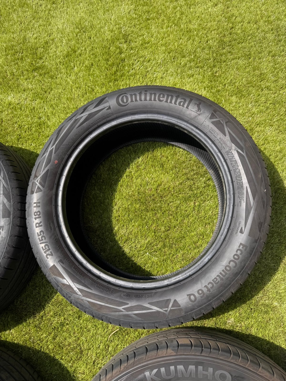 ZGAN Zomerbanden 215/55/R18 Continental Ecocontact 6Q +Kumho, Ophalen, Nieuw