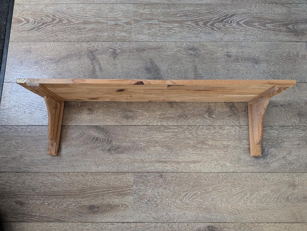 Hoedenplank/Kapstokhaken, Huis en Inrichting, Woonaccessoires | Kapstokken, Zo goed als nieuw, Minder dan 100 cm, Hout, Ophalen
