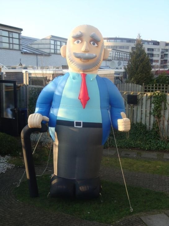 Te koop opblaasbare Abraham., Ophalen, Zo goed als nieuw, Abraham of Sarah