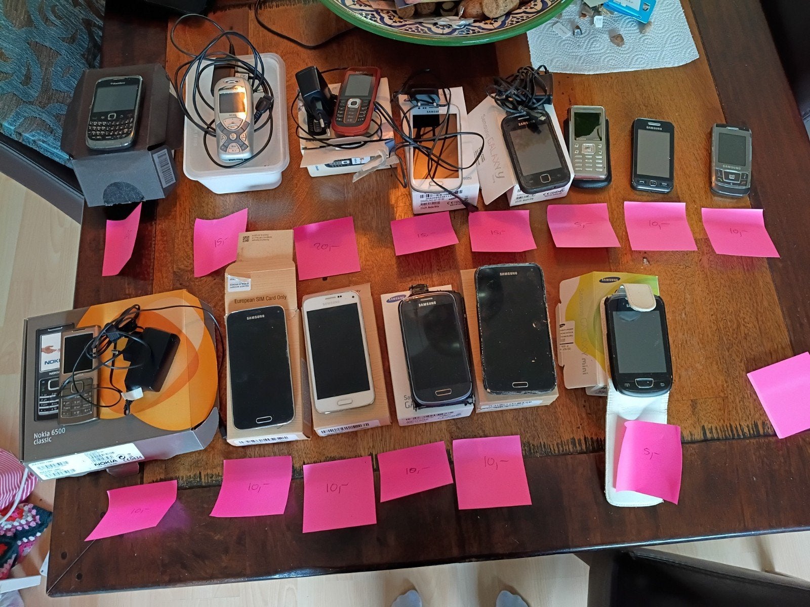 Partij diverse mobiele telefoons (Nokia, Samsung, BlackBerry, Telecommunicatie, Mobiele telefoons | Overige merken, Ophalen of Verzenden