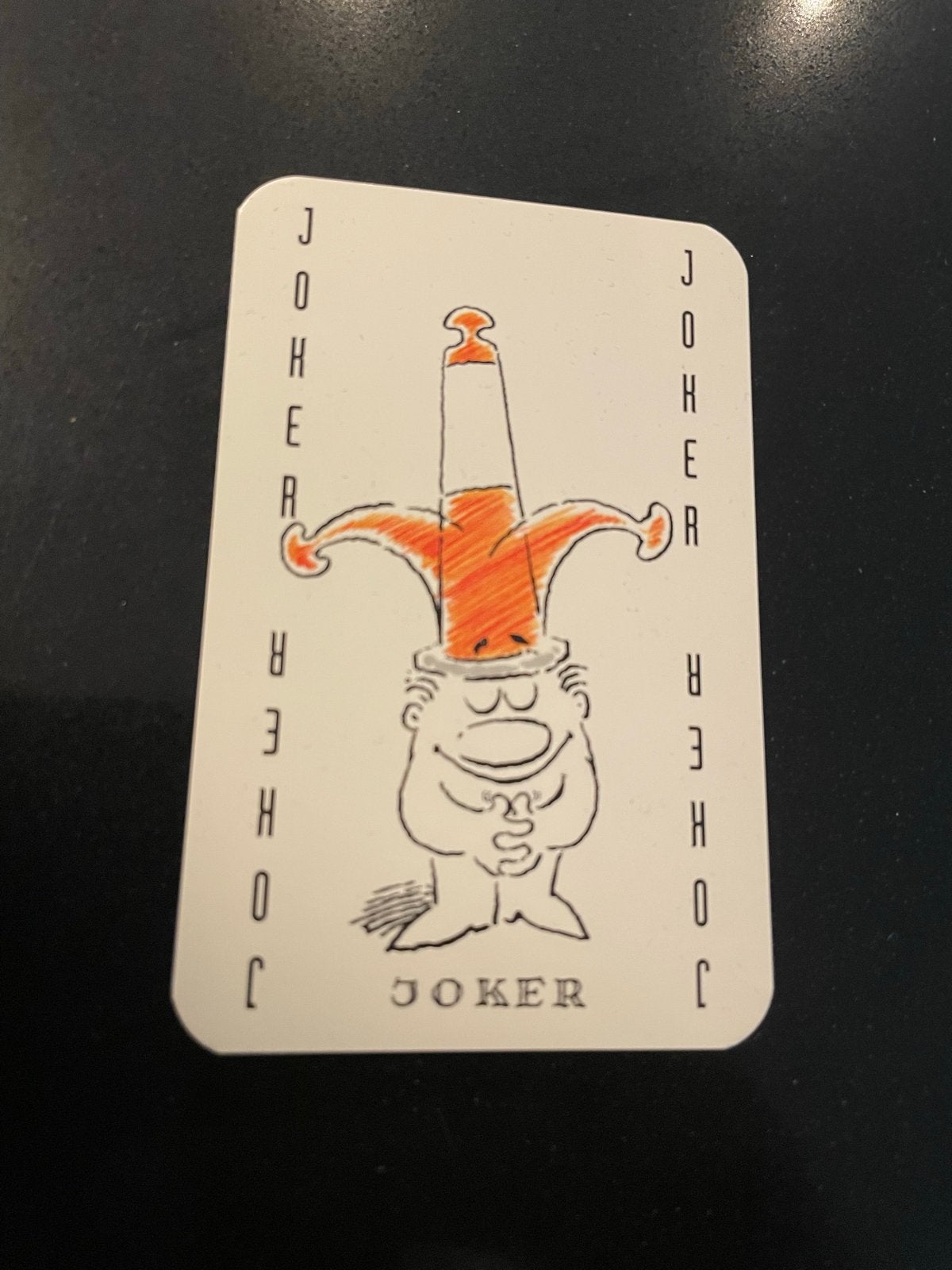 Vintage Joker speelkaart - Denk aan mij..., Ophalen of Verzenden, Nieuw, Joker(s)