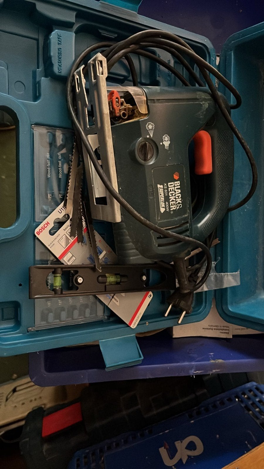 Black & Decker Decoupeerzaag met accessoires, Ophalen, Gebruikt, Decoupeerzaag, 600 tot 1200 watt