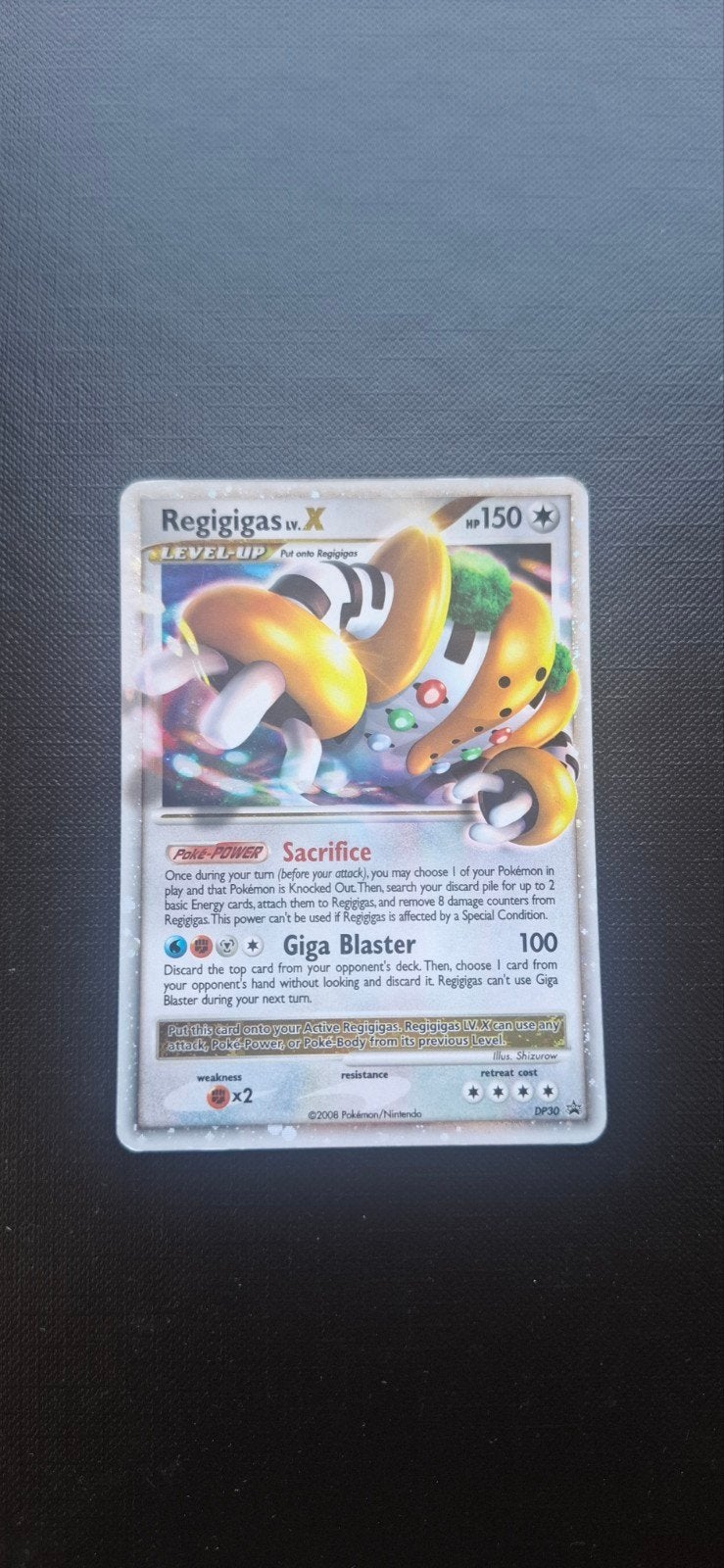 Regigigas DP30, Ophalen of Verzenden, Gebruikt, Losse kaart, Foil