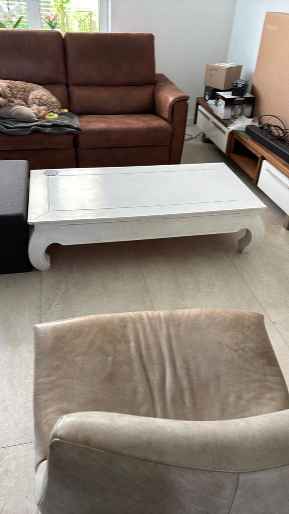 Opiumtafel, Ophalen, 100 tot 150 cm, Zo goed als nieuw, 25 tot 50 cm
