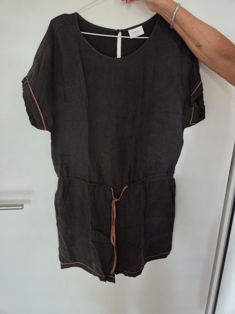 Yaya zwarte playsuit maat 38, Maat 38/40 (M), Zwart, Ophalen of Verzenden, Zo goed als nieuw