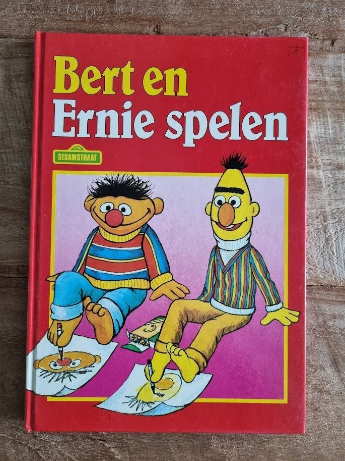 Bert en Ernie spelen - Sesamstraat boek, Boeken, Gelezen, Fictie algemeen, Jongen of Meisje, Jim Henson's Sesamstraat Muppets