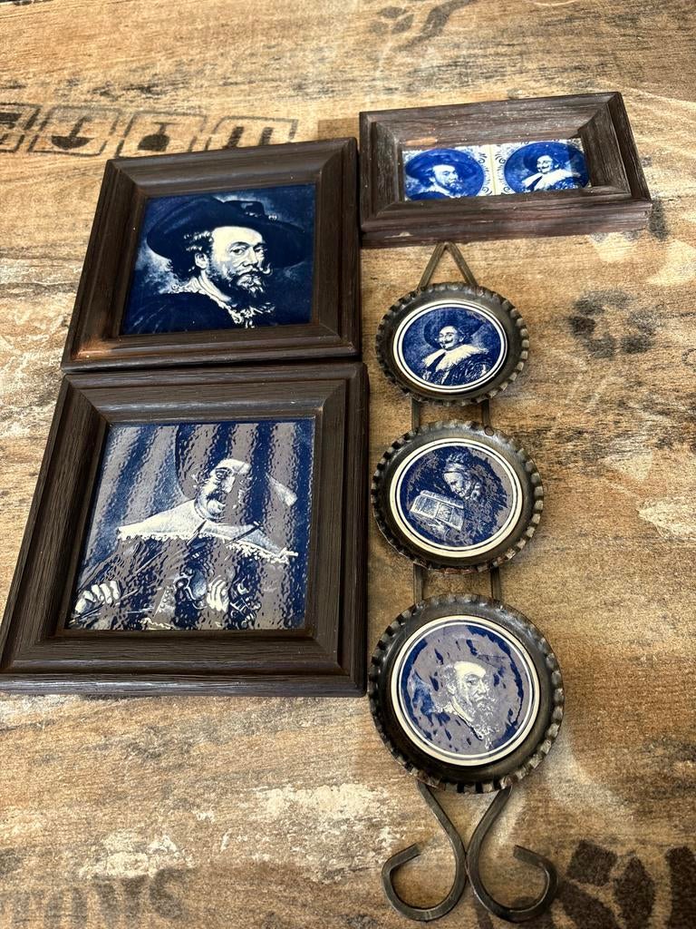 Delfts blauwe tegeltjes en wanddecoratie, Ophalen of Verzenden
