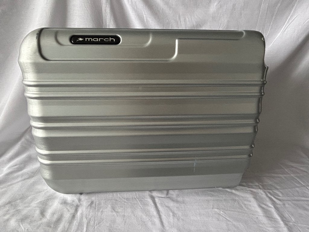 March koffer 2,5 kg ultralight polycarbonate 49 x 35 x 20 cm, Gebruikt, Hard kunststof, Minder dan 50 cm, Ophalen of Verzenden