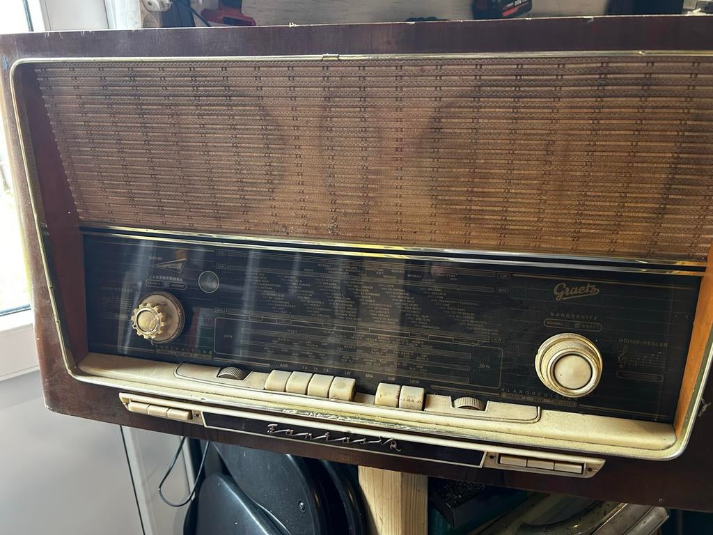 Graetz Fantasia 622 Vintage Radio - Prachtig Decorstuk, Ophalen, Niet werkend, Radio