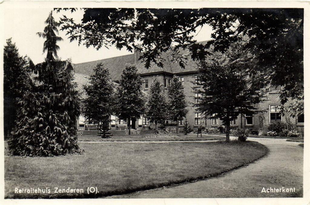Retraitehuis Zenderen [O] - Achterkant - 1944 gelopen, Ophalen of Verzenden, 1940 tot 1960, Gelopen, Noord-Brabant