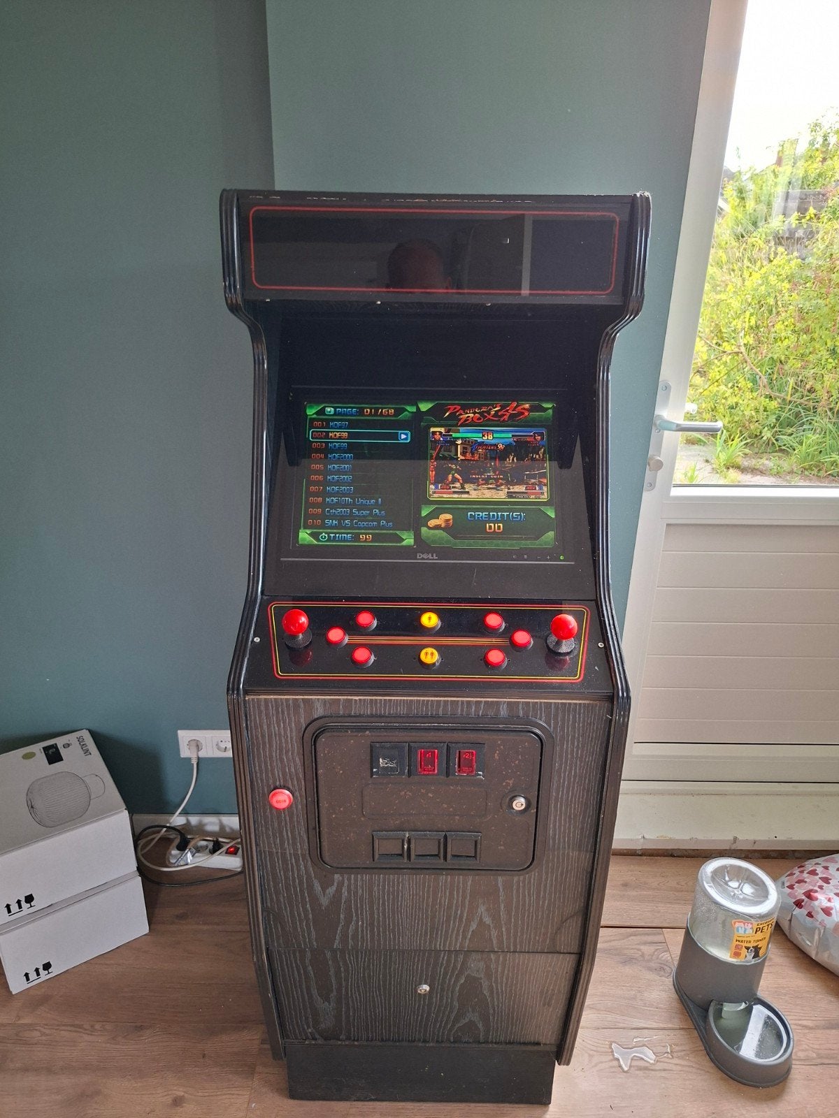 Arcadekast met Pandora's Box 4S - 680 spellen, Ophalen, Overige merken, Gebruikt