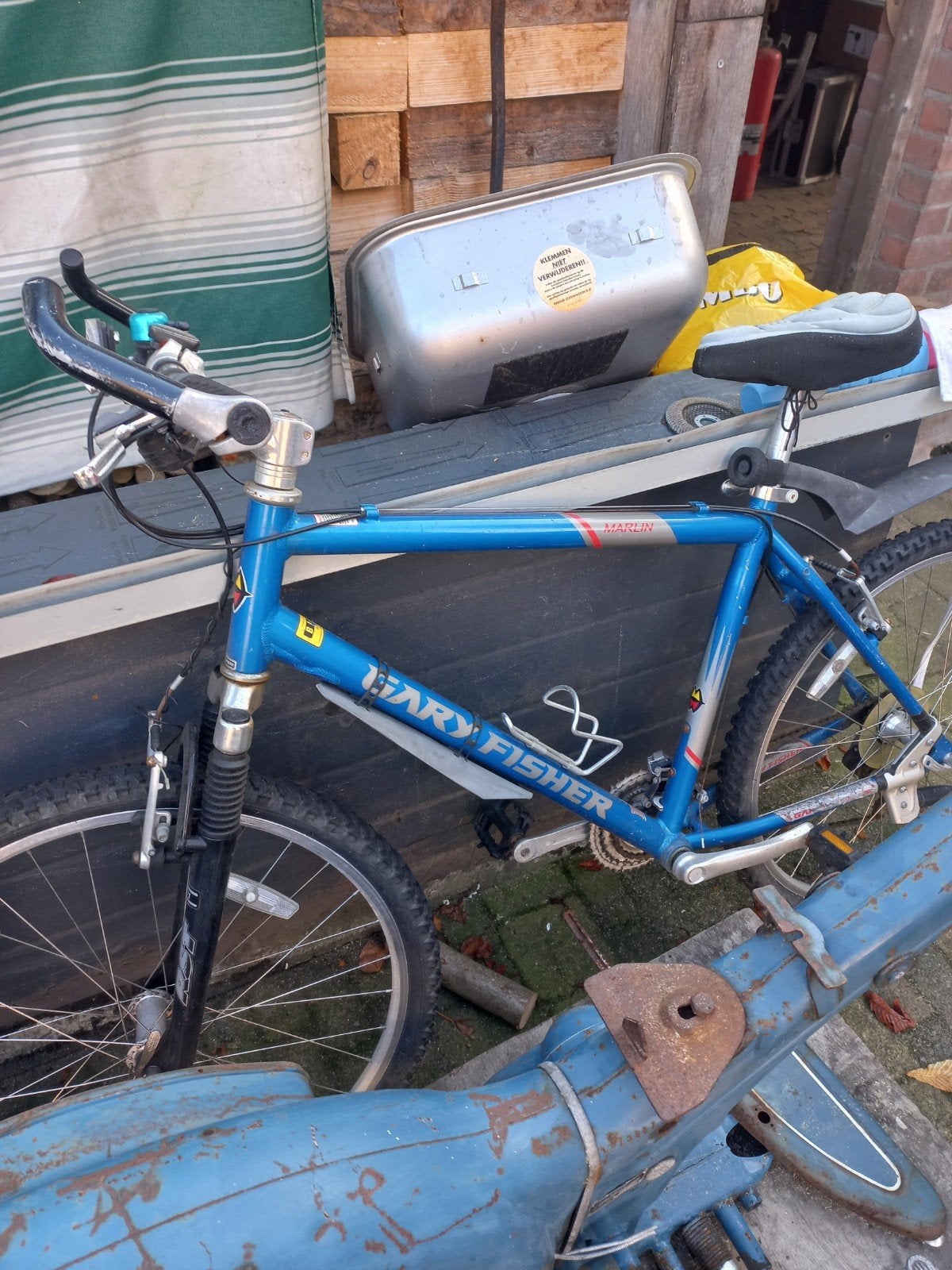 Gary Fisher Marlin Mountainbike - Blauw, Hardtail, Ophalen of Verzenden, Gebruikt, Overige merken