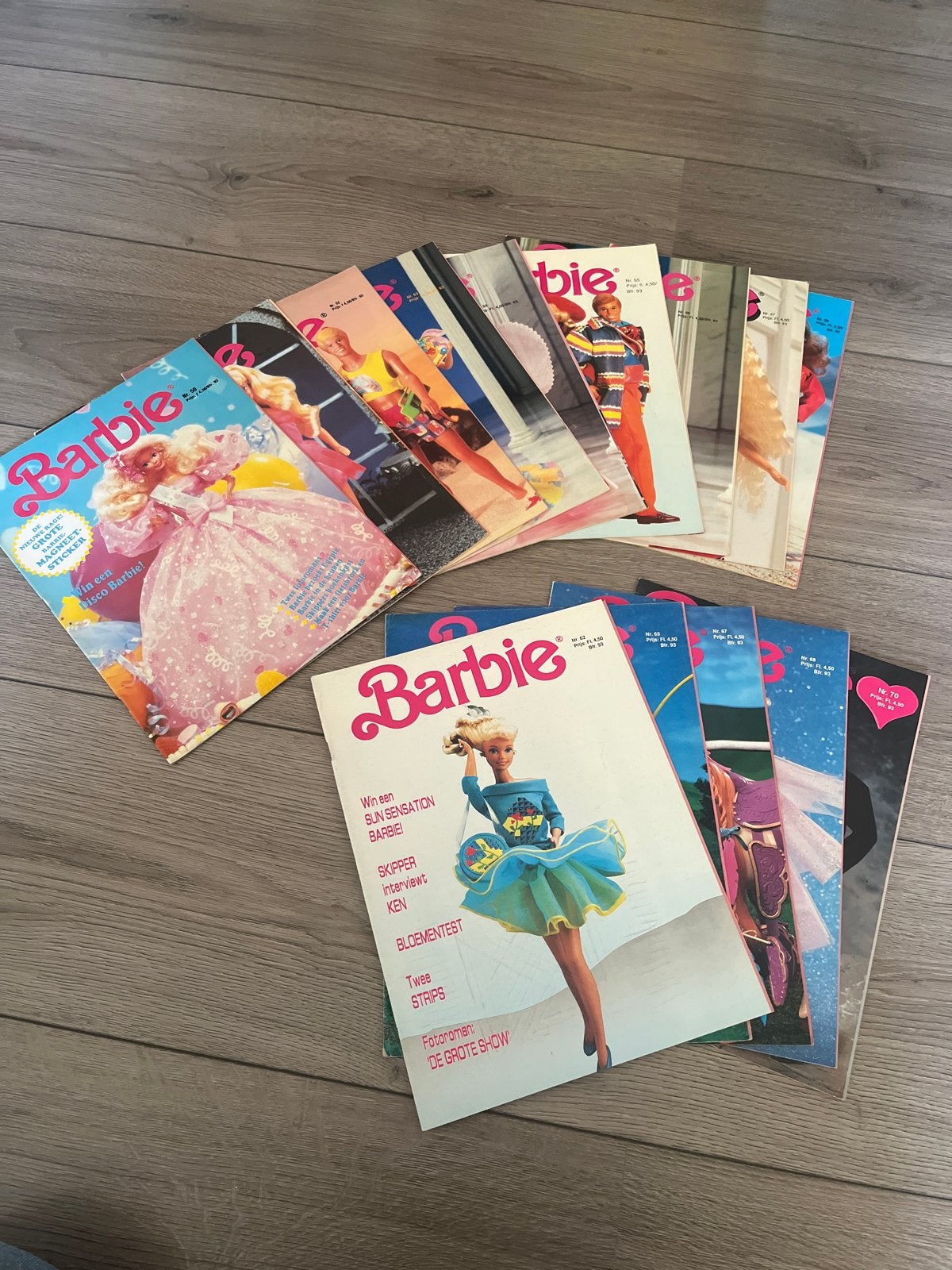 Vintage Barbie Tijdschriften Collectie - Jaren '80/'90, Boeken, Ophalen of Verzenden, Gelezen, Overige typen