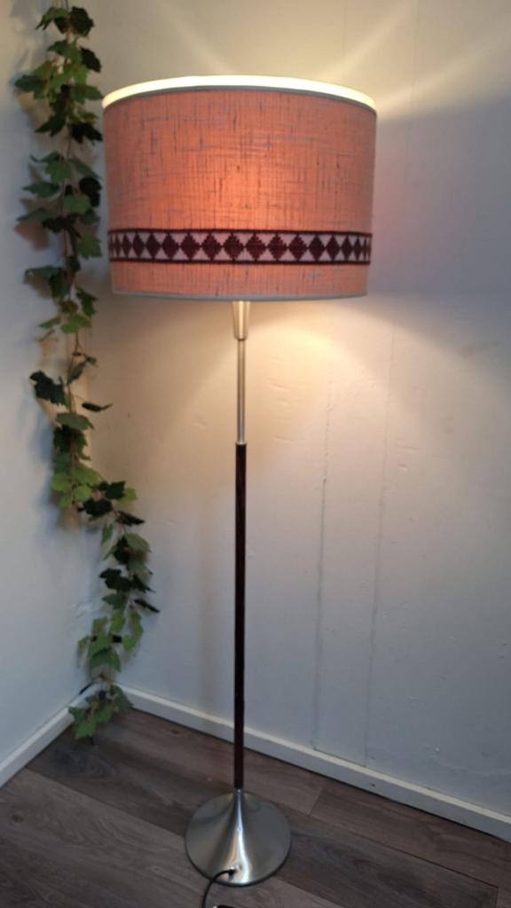 Vintage lamp Temde jaren 60-70 retro vloerlamp, Ophalen, Gebruikt, Vintage, Nvt