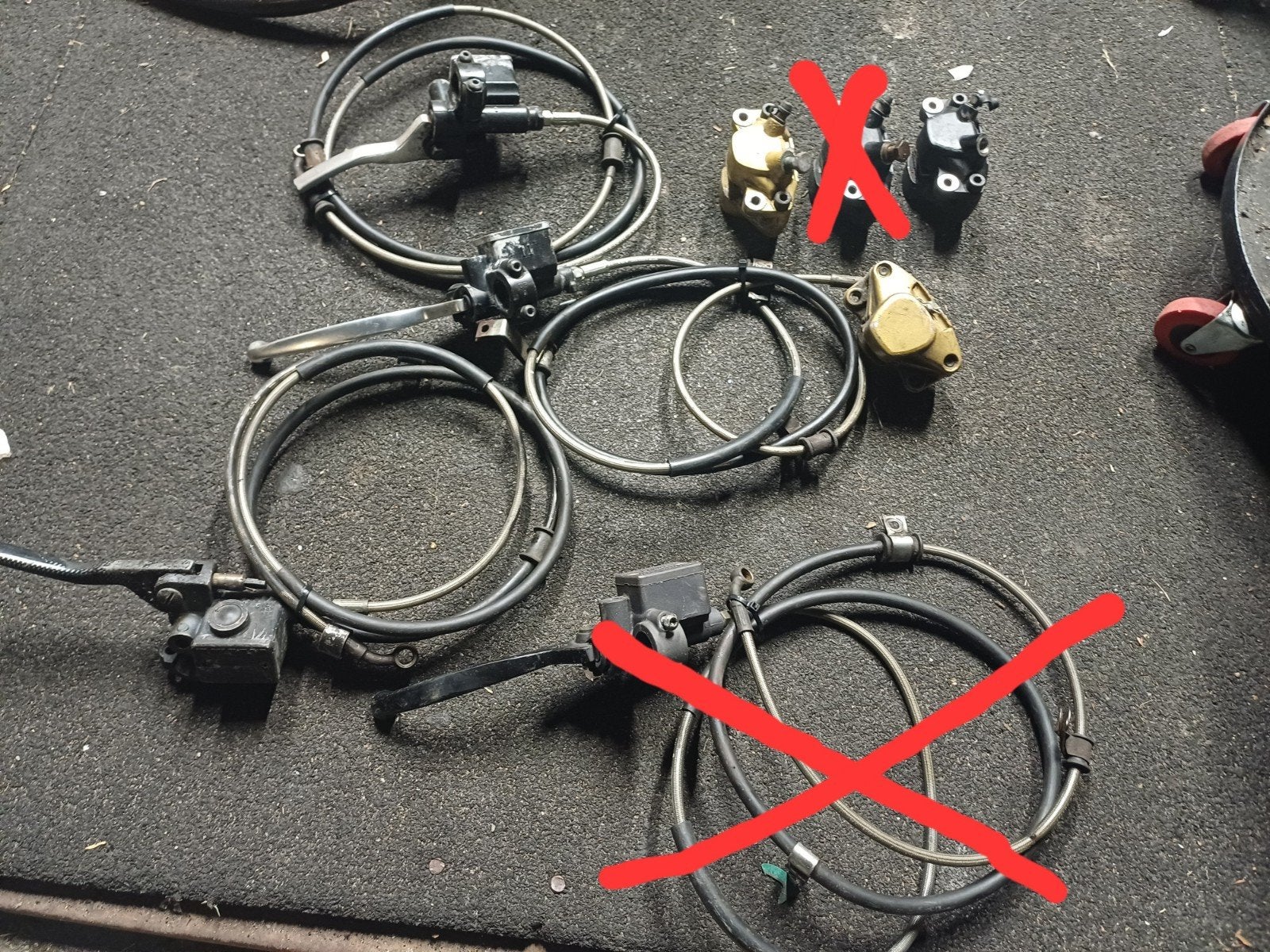 3x Achterrem systeem Gilera runner rst DD, Ophalen of Verzenden, Gebruikt, Overige typen, Overige merken