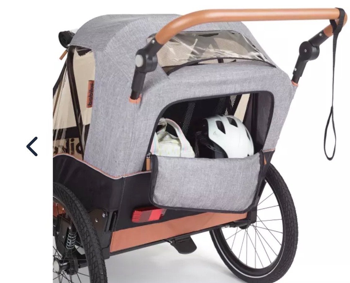 Bobike Trailer 2 in 1 Fietskar - Kinderkar & Wandelwagen, Fietsen en Brommers, Fietsaccessoires | Aanhangers en Karren, Vering
