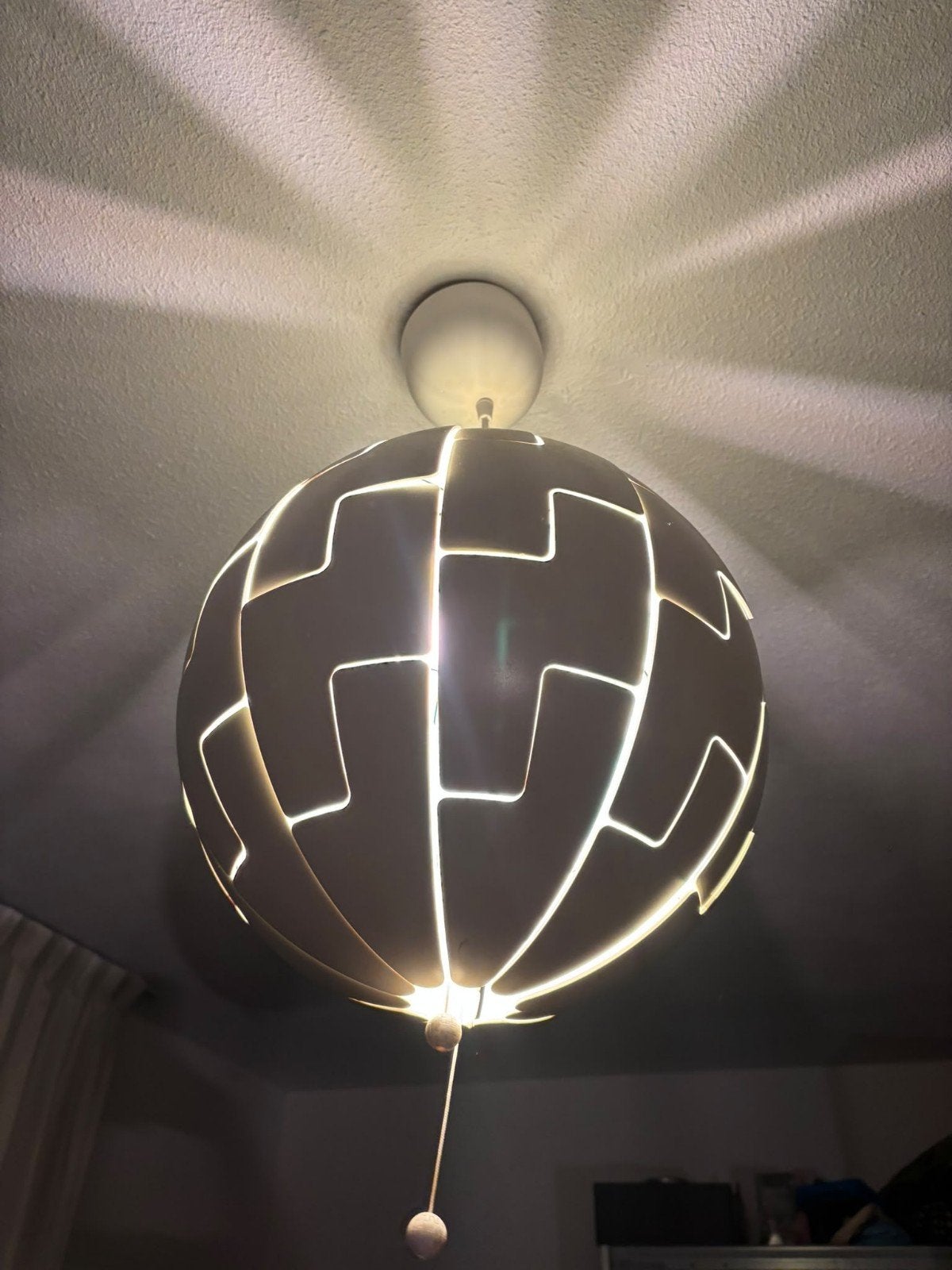 Ikea lamp wit(met light groen), Ophalen