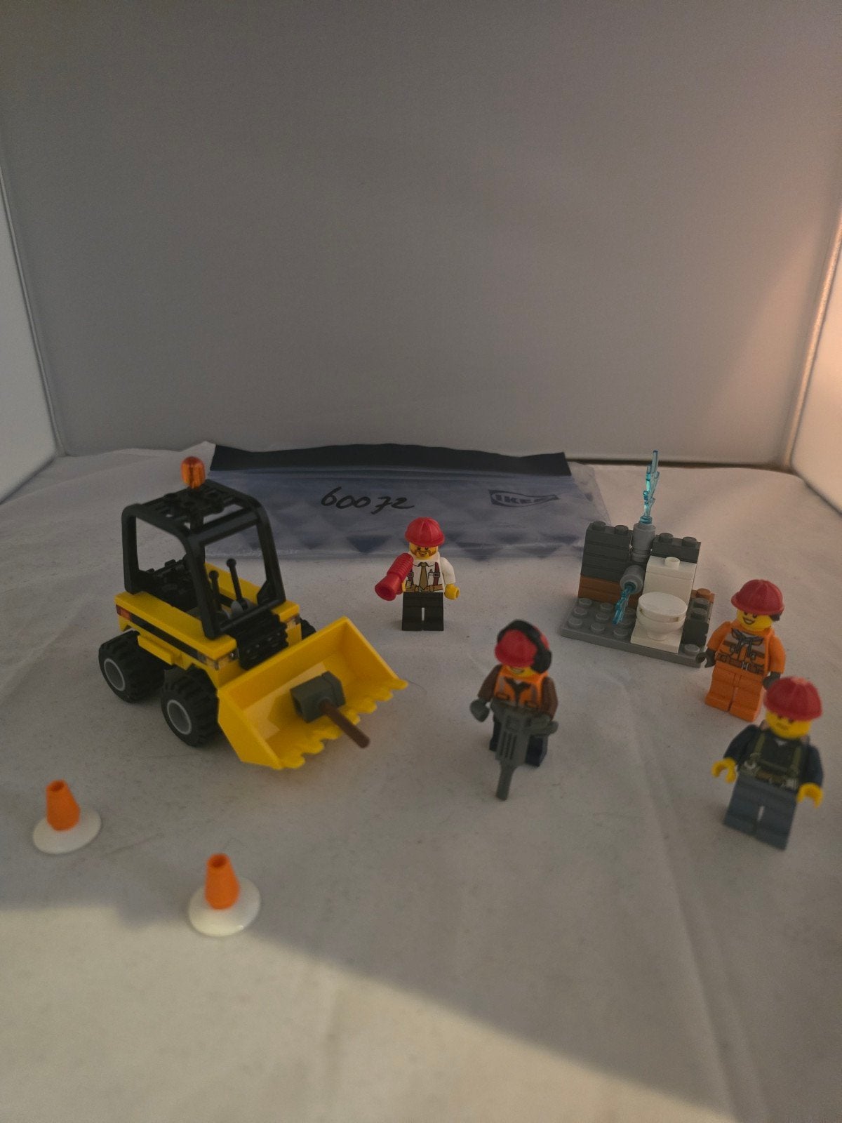 LEGO City 60072 Sloopwerkzaamheden Starter Set, Lego, Inclusief instructies, Ophalen of Verzenden, Complete set