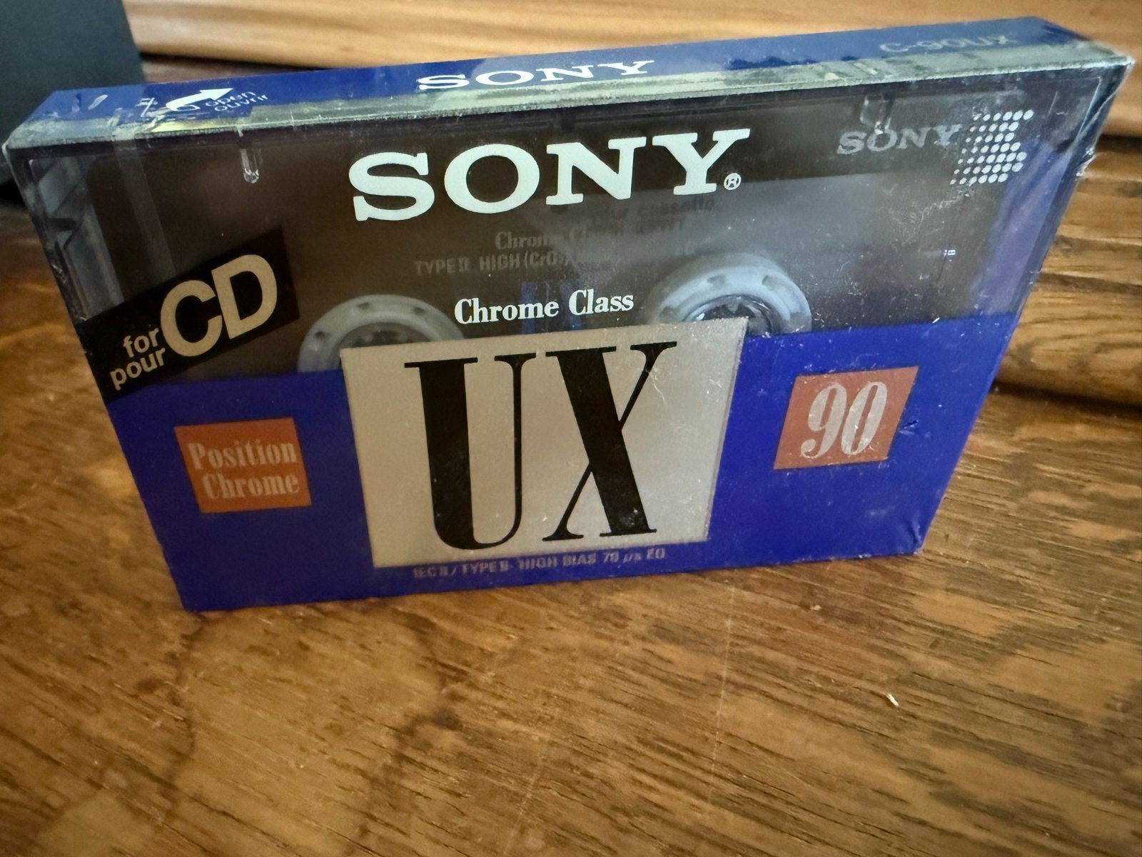 Sony UX 90 Chrome Cassettebandje - Nieuw in verpakking, Overige genres, 1 bandje, Ophalen of Verzenden, Nieuw in verpakking