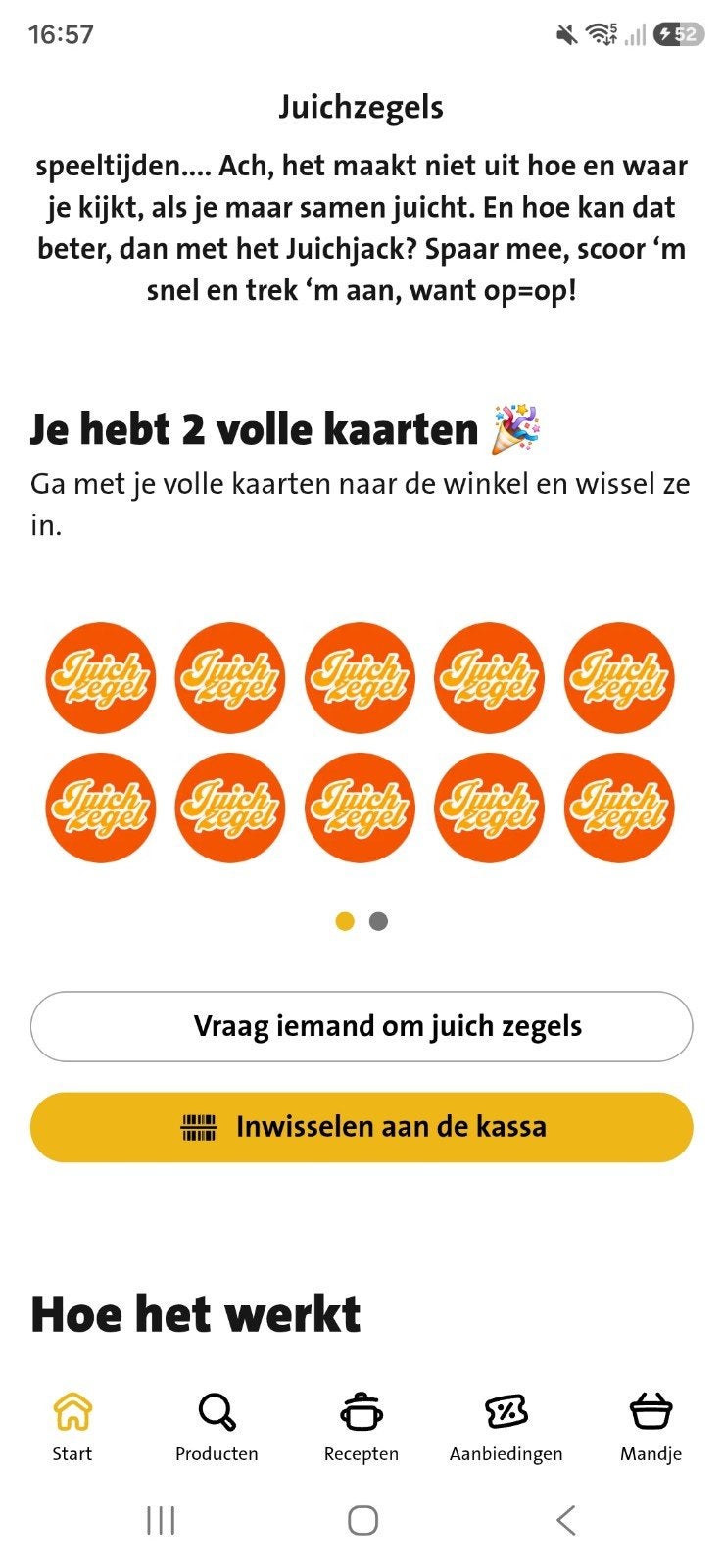 2 volle kaarten jumbo juichzegels, Ophalen, Winkel, Super of Benzinepomp, Volle spaarkaart