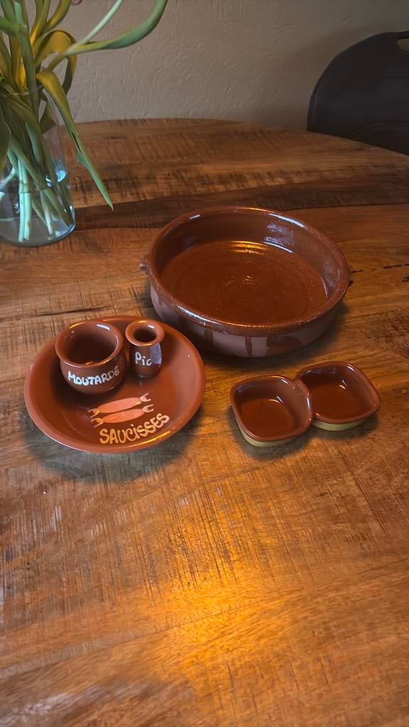 Tapas setje, Ophalen