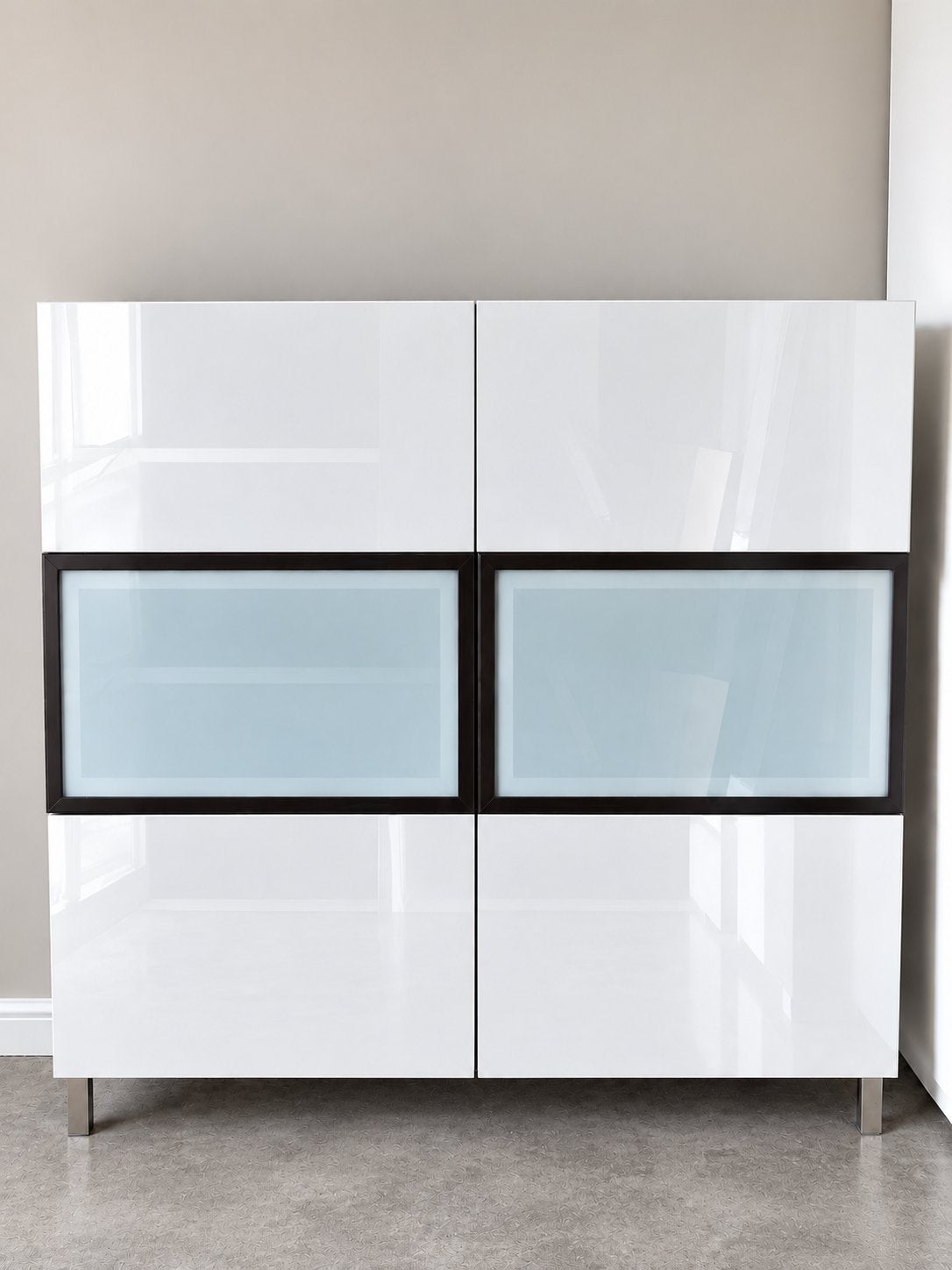 4x IKEA Besta Norum deuren, glanzend wit, nieuw, Ophalen of Verzenden, Nieuw