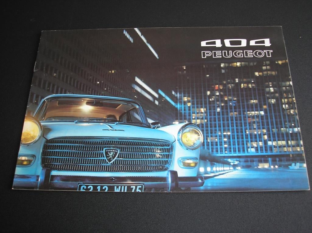 Peugeot 404, 1972, Boeken, Ophalen of Verzenden, Gelezen, Algemeen