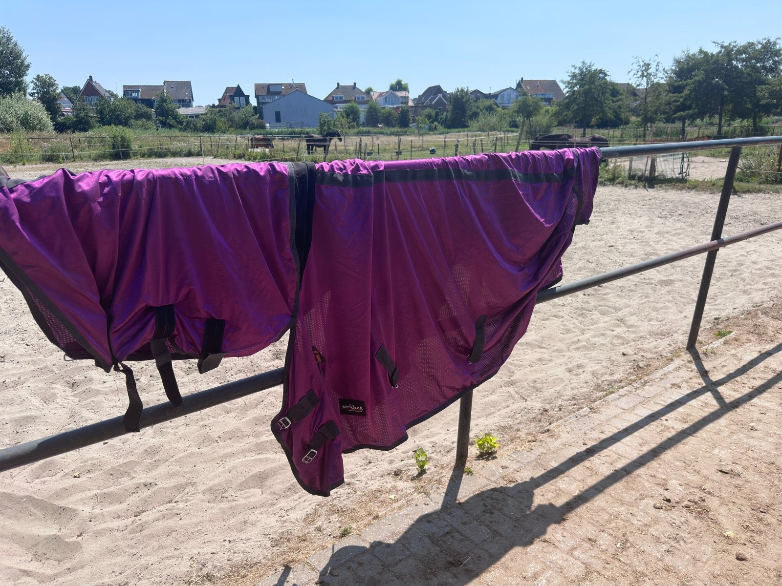 Epplejeck vliegendeken met hals, Verzenden, Vliegendeken, Nieuw, Paars