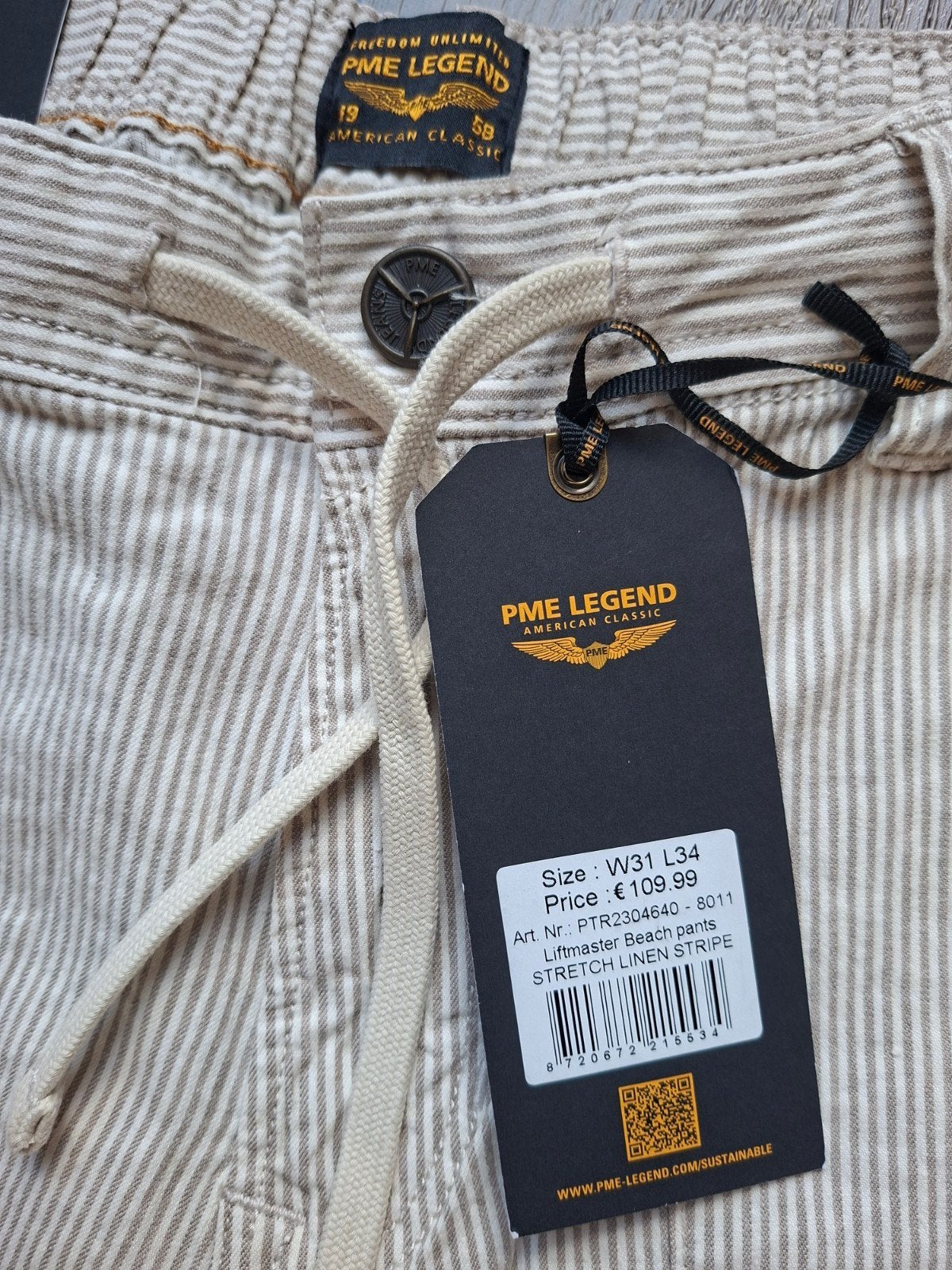 PME LEGEND Liftmaster linnen broek W31 L34 3 voor €149,95, Overige kleuren, Nieuw, W32 (confectie 46) of kleiner, Ophalen of Verzenden