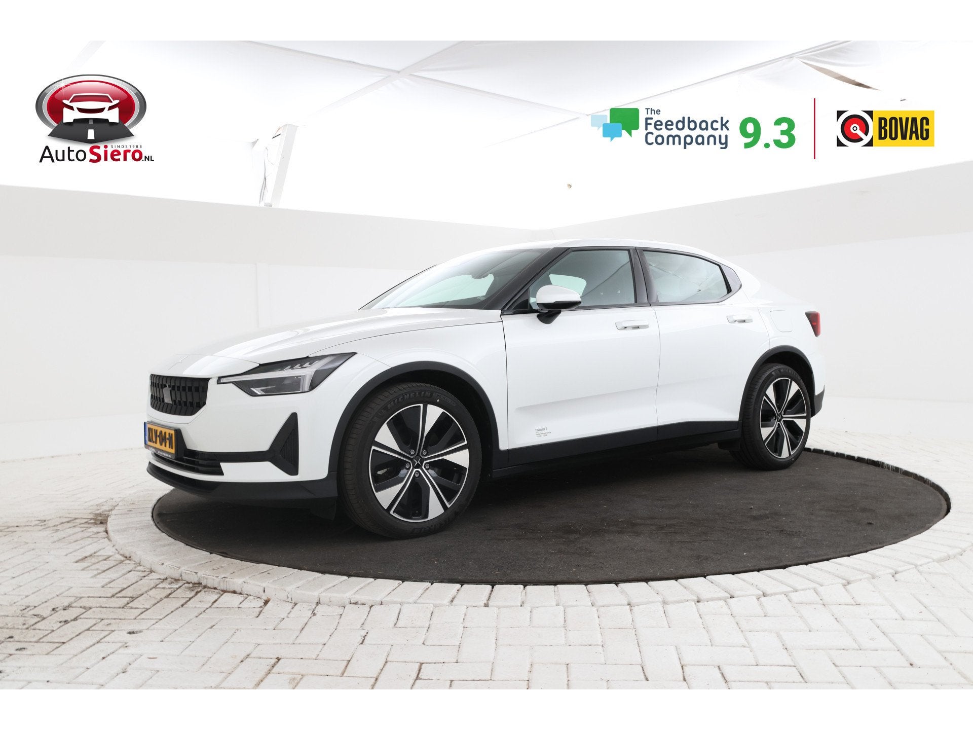 Polestar 2 Long Range Single Motor 78 kWh SOH 95% Panorama M, Stof, Gebruikt, Automatische klimaatregeling, 1969 kg