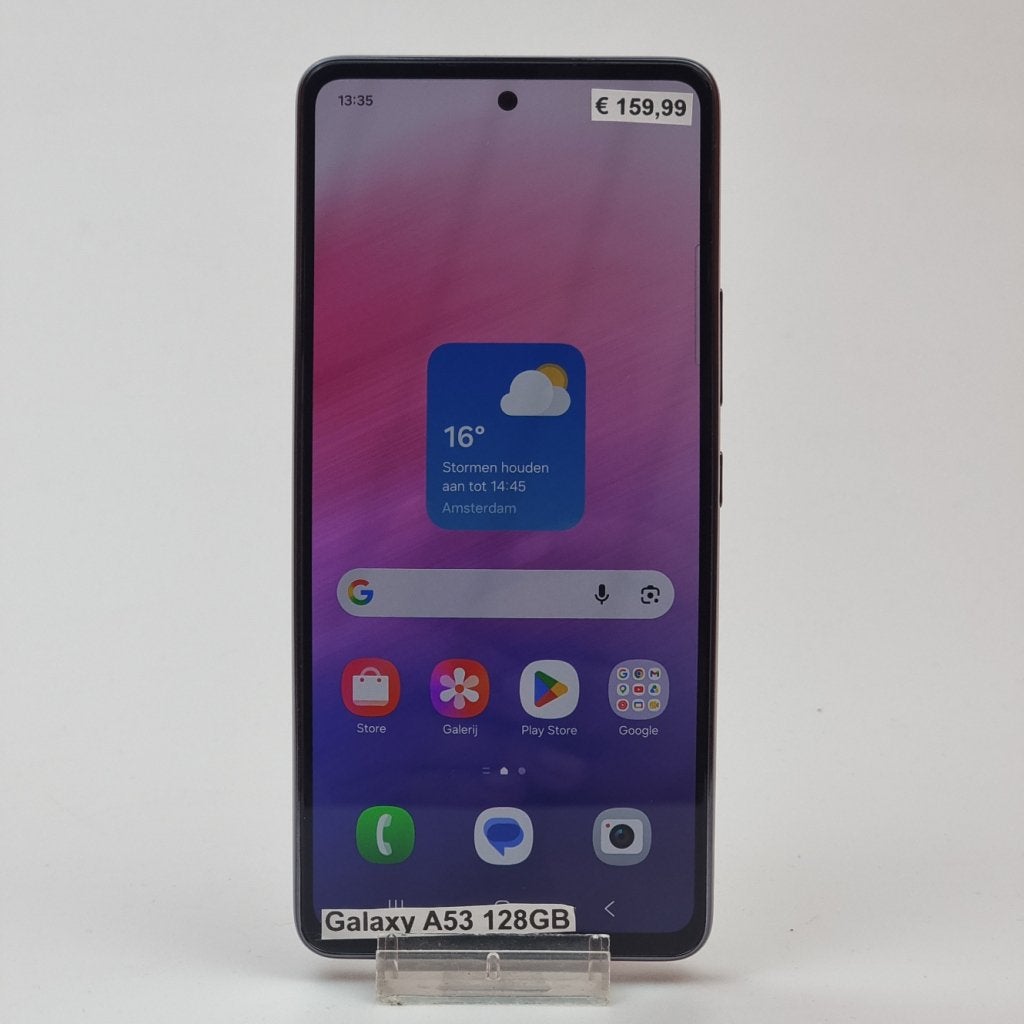 Samsung Galaxy A53 5G 128GB Zwart | In Nette Staat, Samsung, Zo goed als nieuw, Support@Samsung.com, 129, Samsung-ro, Yeongtong-gu
Suwon-si, Gyeonggi-do 16677
South Korea