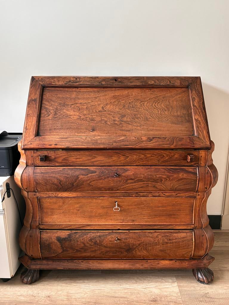 Mooie Biedermeier Secretaire Bureau - Palissanderhout, Ophalen, Gebruikt