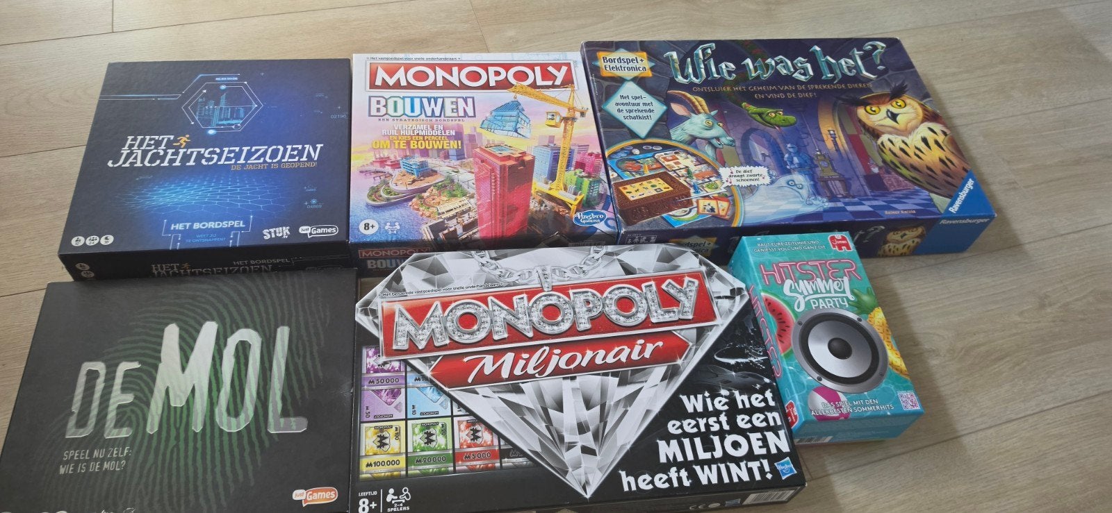 Diverse Spellen: Monopoly, De Mol, Wie Was Het? & meer!, Hobby en Vrije tijd, Gezelschapsspellen | Bordspellen, Een of twee spelers