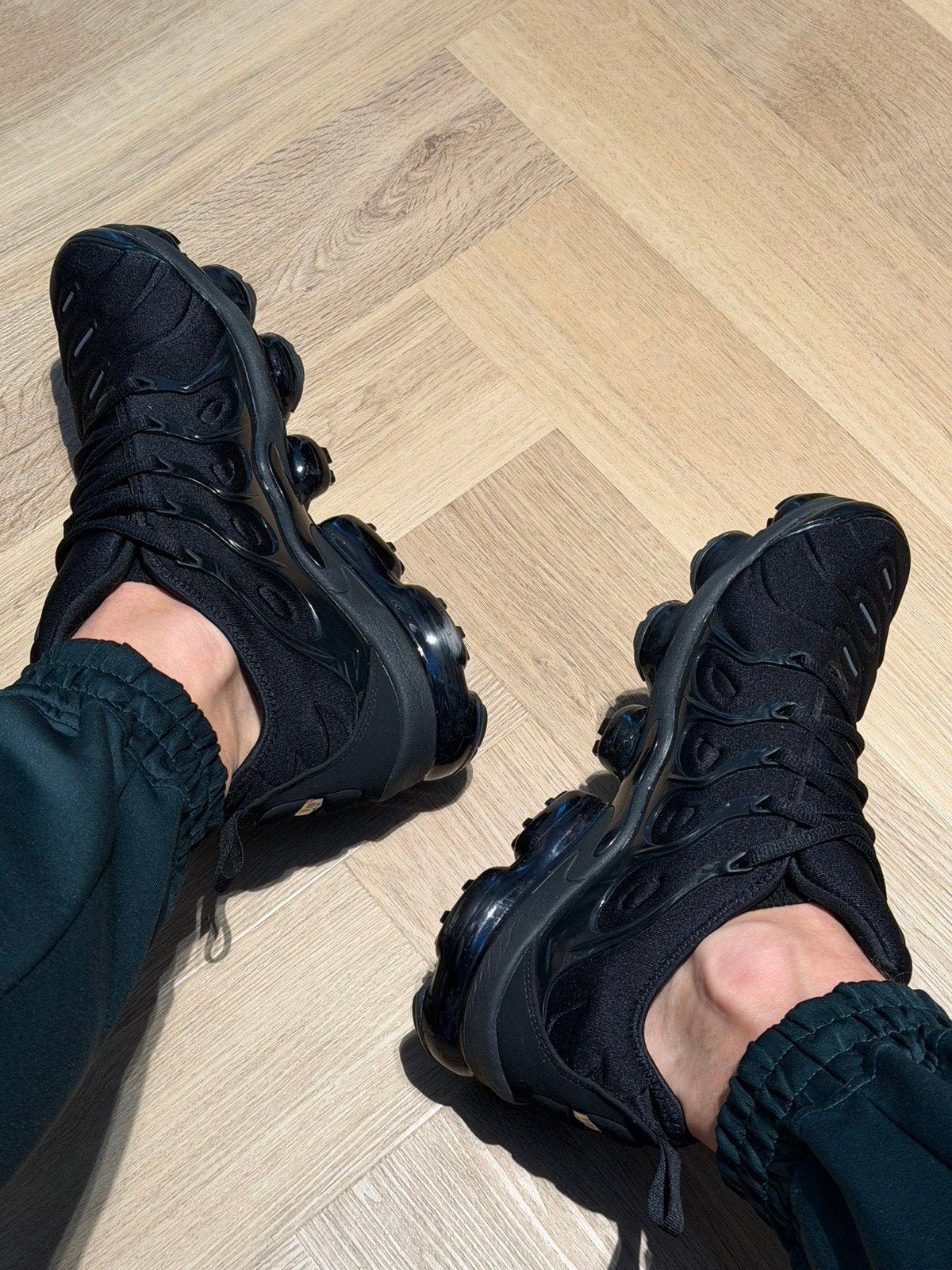 Nike air vapormax maat 45, Verzenden, Zwart, Sneakers of Gympen, Zo goed als nieuw