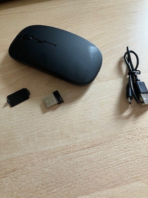 Oplaadbare computermuis, Computers en Software, Muizen, Rechtshandig, Muis, Nieuw, Ophalen of Verzenden