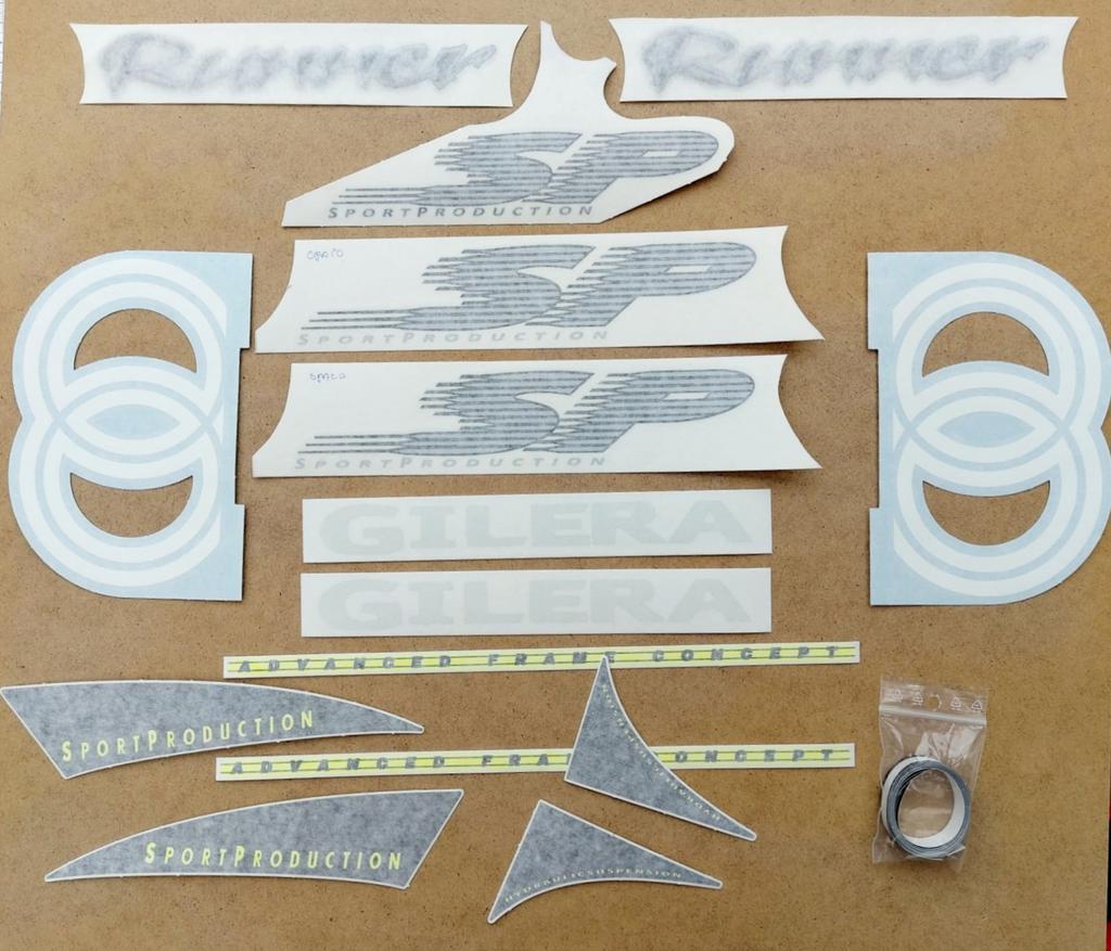 Stickerset Compleet Gilera Runner SP 815 fluor (50cc), Ophalen of Verzenden