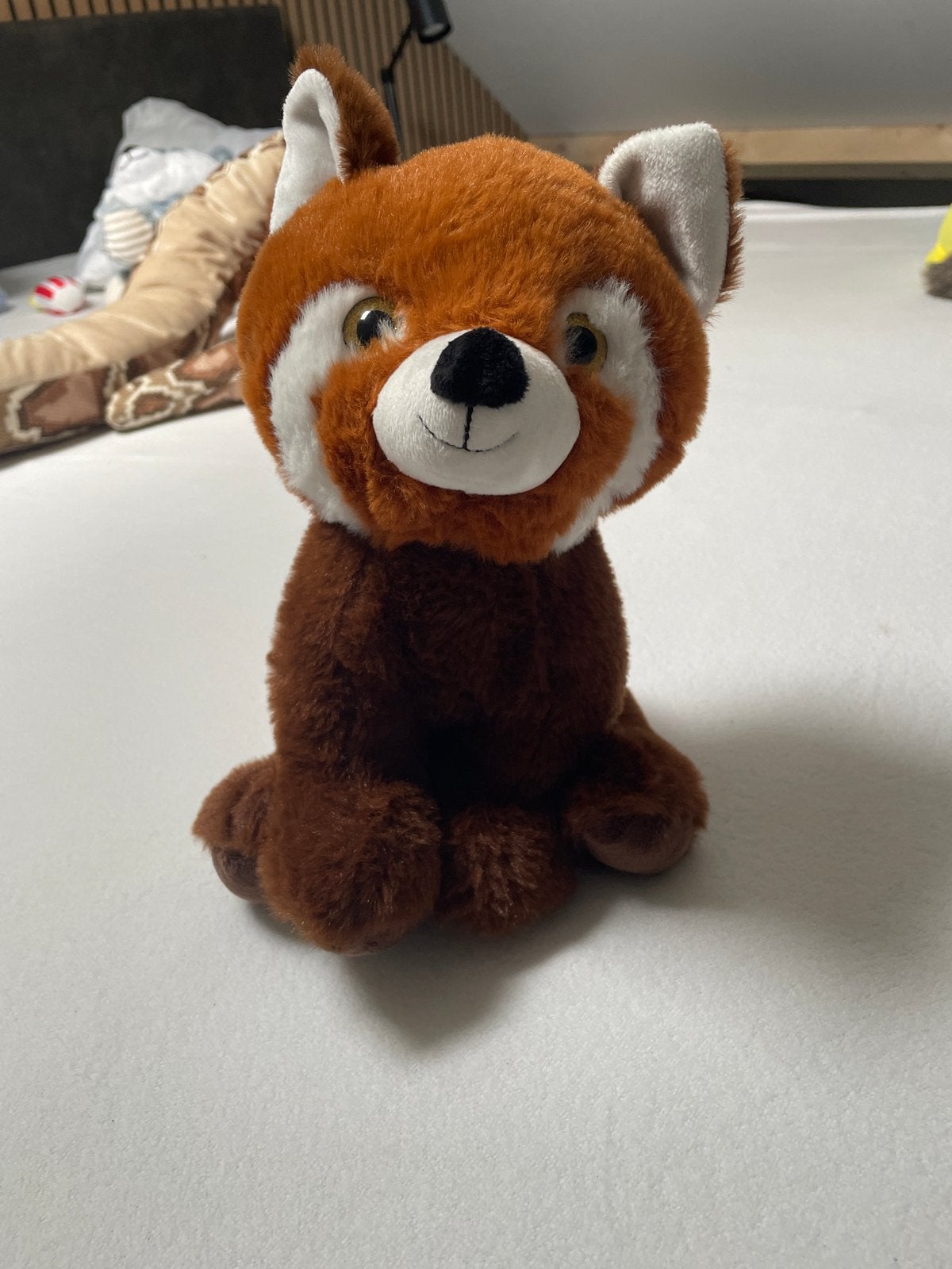 Schattige rode panda knuffel - Zo goed als nieuw, Ophalen, Overige merken, Overige karakters, Overige typen