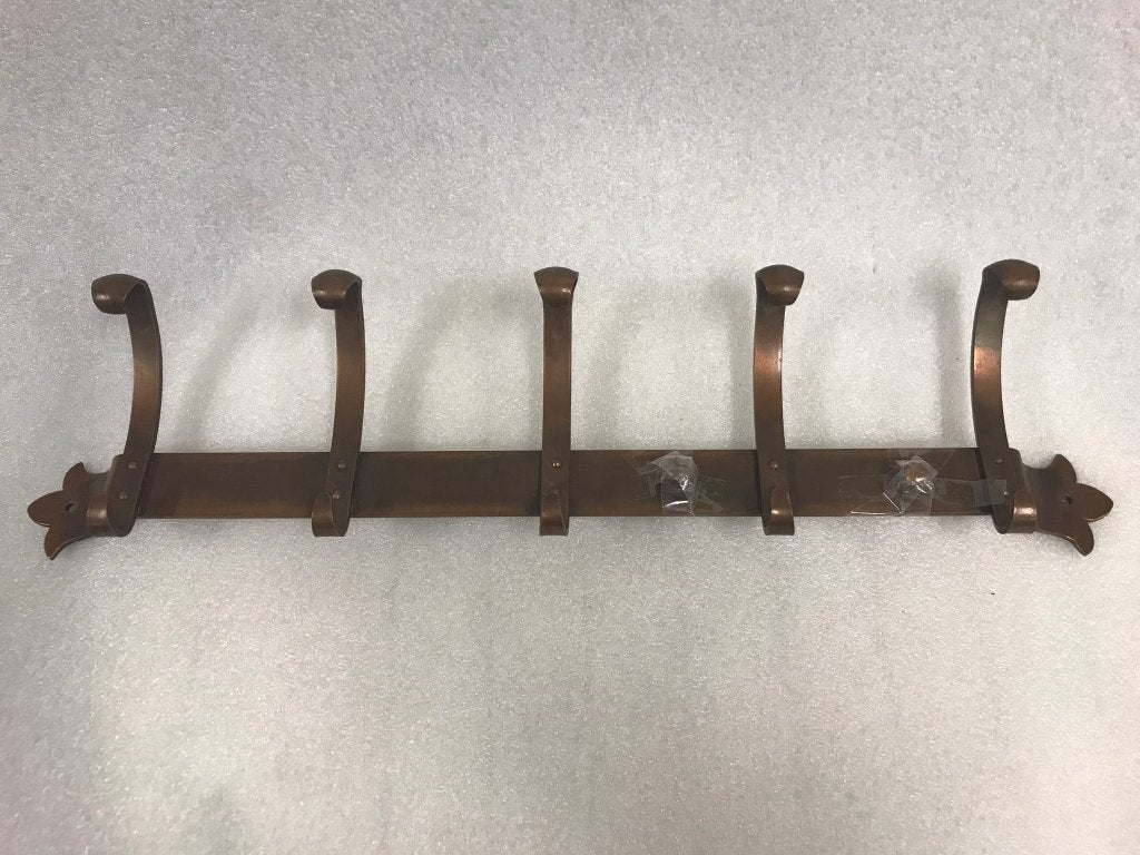 Kapstok van koper: handwerk, Wandkapstok, Gebruikt, Ophalen of Verzenden, Minder dan 100 cm