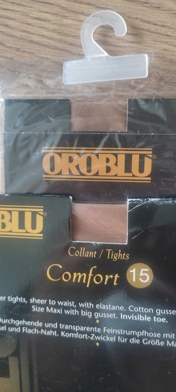 set Oroblu panty 40/42 + enkelkousjes, Verzenden, Beige, Nieuw, Maat 40/42 (M)