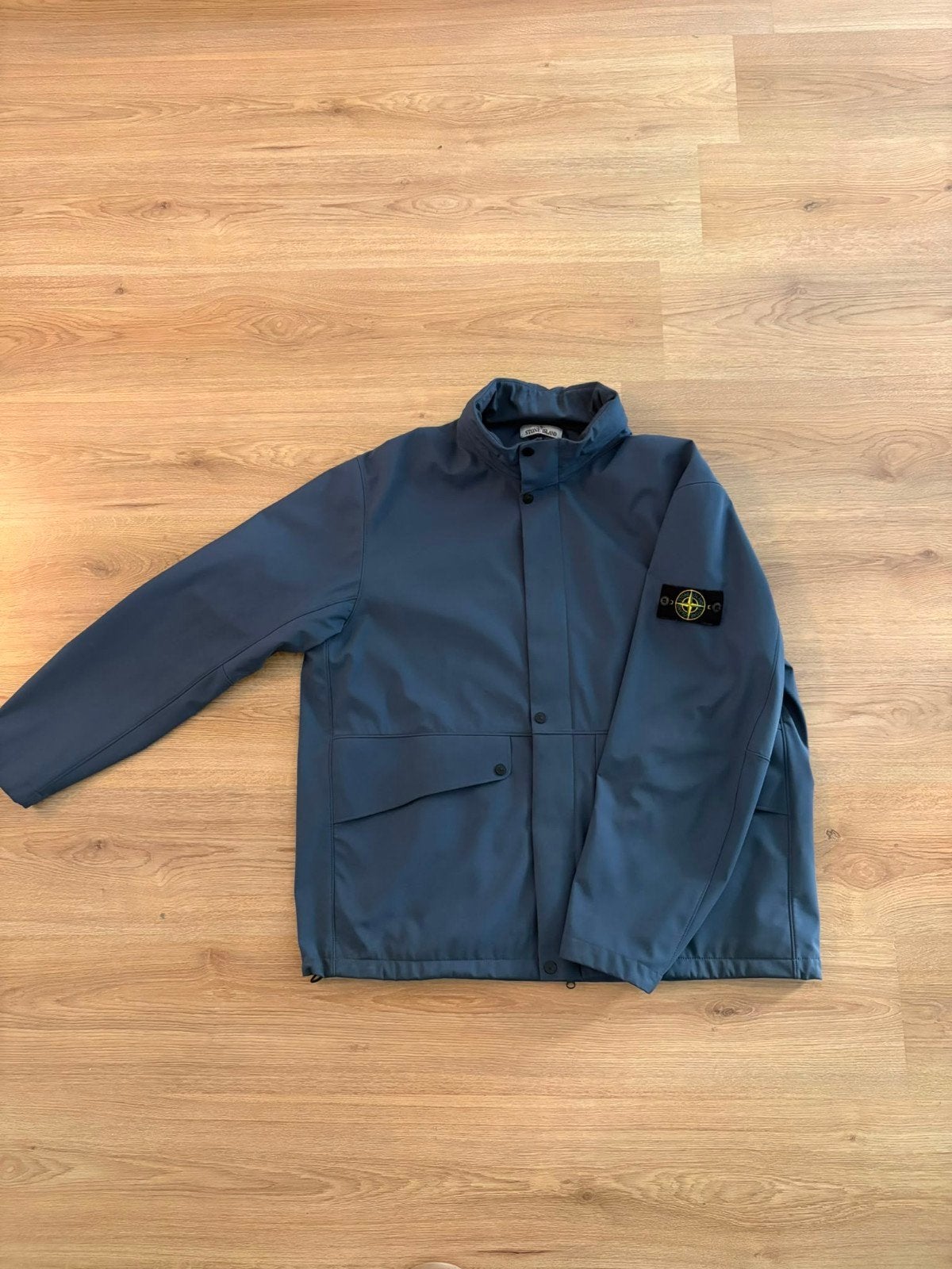 blauwe stone island jas 3xl, Ophalen of Verzenden, Zo goed als nieuw, Overige maten, Blauw