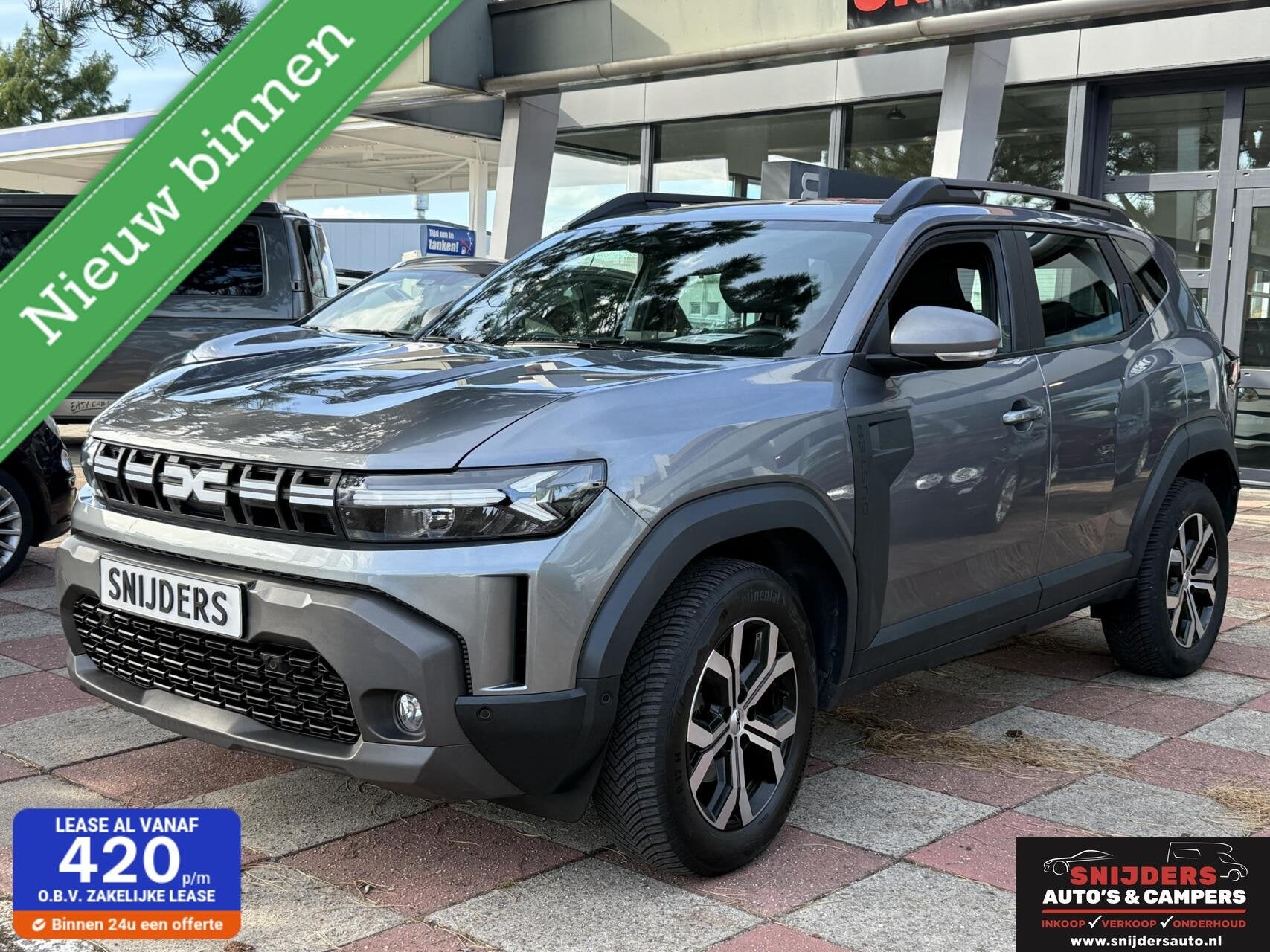 Dacia Duster 1.2 TCe 130 mild hybrid 4x4 Expression trekhaak, Auto's, Stof, Gebruikt, Zwart, 1199 cc