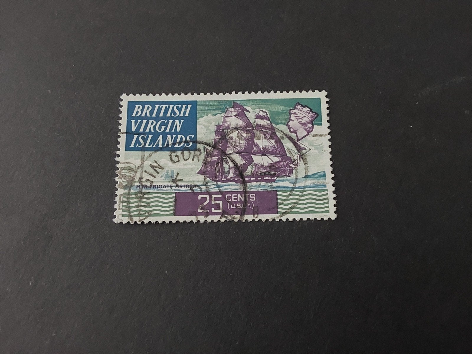 Britse Virgin Eilanden, SG 251, Postzegels en Munten, Verzenden, Gestempeld